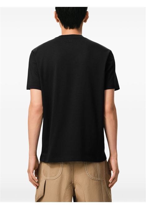 t-shirt adc contrasted uomo nero AMI PARIS | HTS346.724045